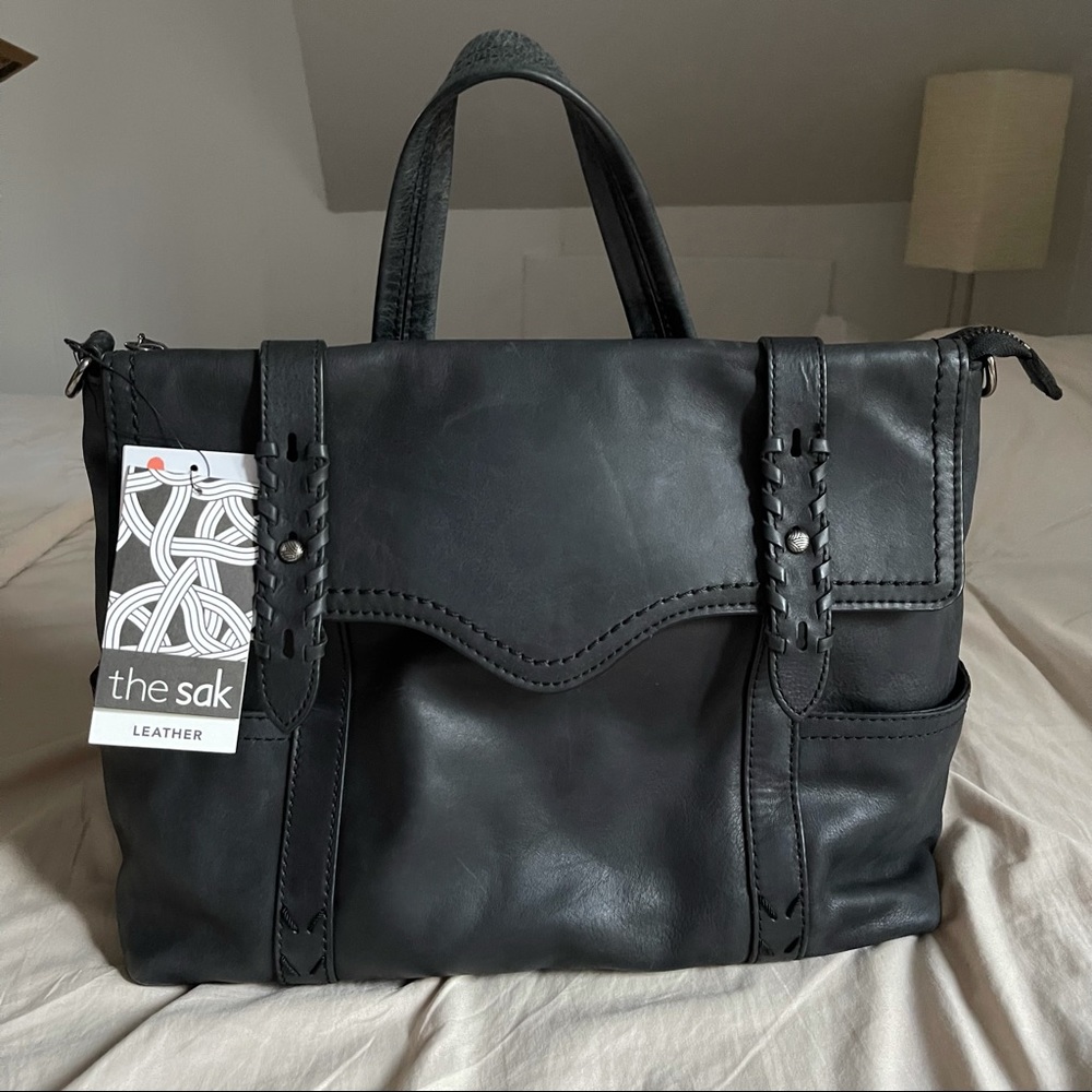 The Sak Heritage Leather Convertible Backpack